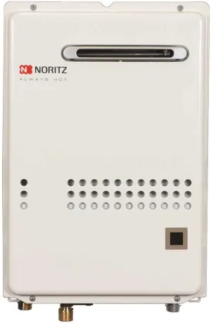 Noritz NR66ODLP Outdoor Tankless Water Heater, max. 140,000 Btuh, 6.6 Gpm - Liquid Propane