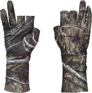 North Mountain Gear Camouflage Hunting Gloves for Men - Fingerless - Lightweight Glove Liner