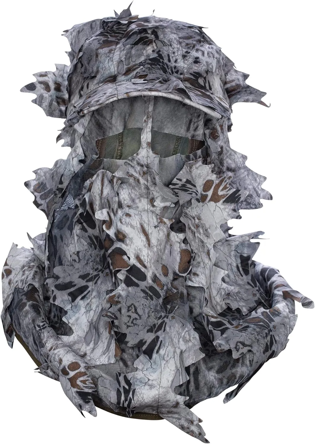 North Mountain Gear Ghille Camouflage Leafy Hat with Mesh Face Mask