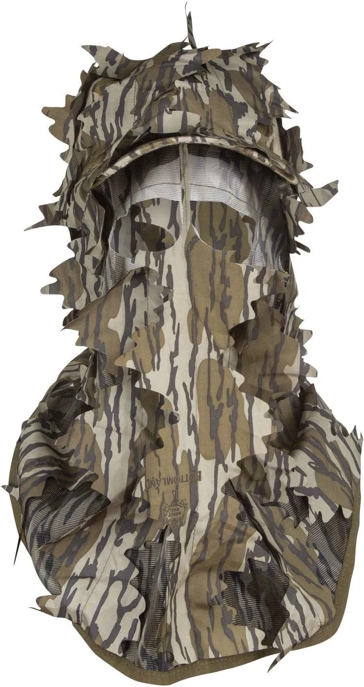 North Mountain Gear Ghille Camouflage Leafy Hat with Mesh Face Mask