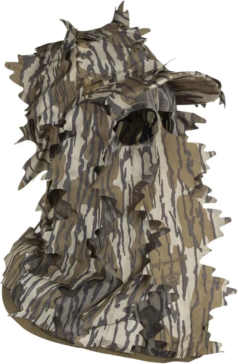 North Mountain Gear Ghille Camouflage Leafy Hat with Mesh Face Mask
