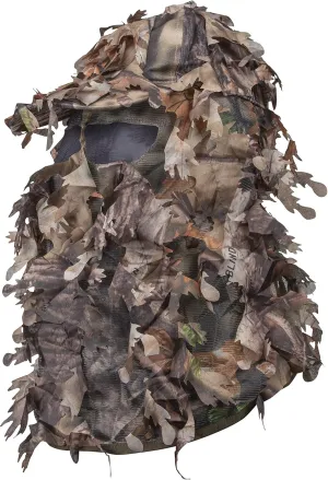 North Mountain Gear Ghille Camouflage Leafy Hat with Mesh Face Mask