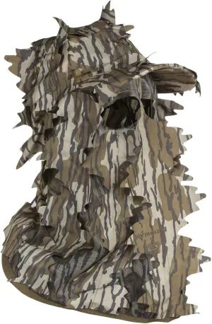 North Mountain Gear Ghille Camouflage Leafy Hat with Mesh Face Mask