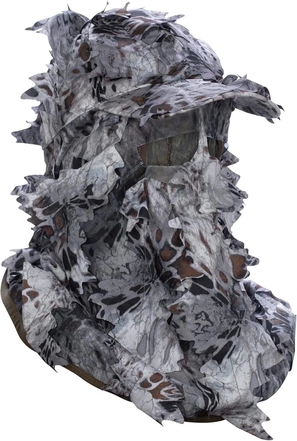 North Mountain Gear Ghille Camouflage Leafy Hat with Mesh Face Mask