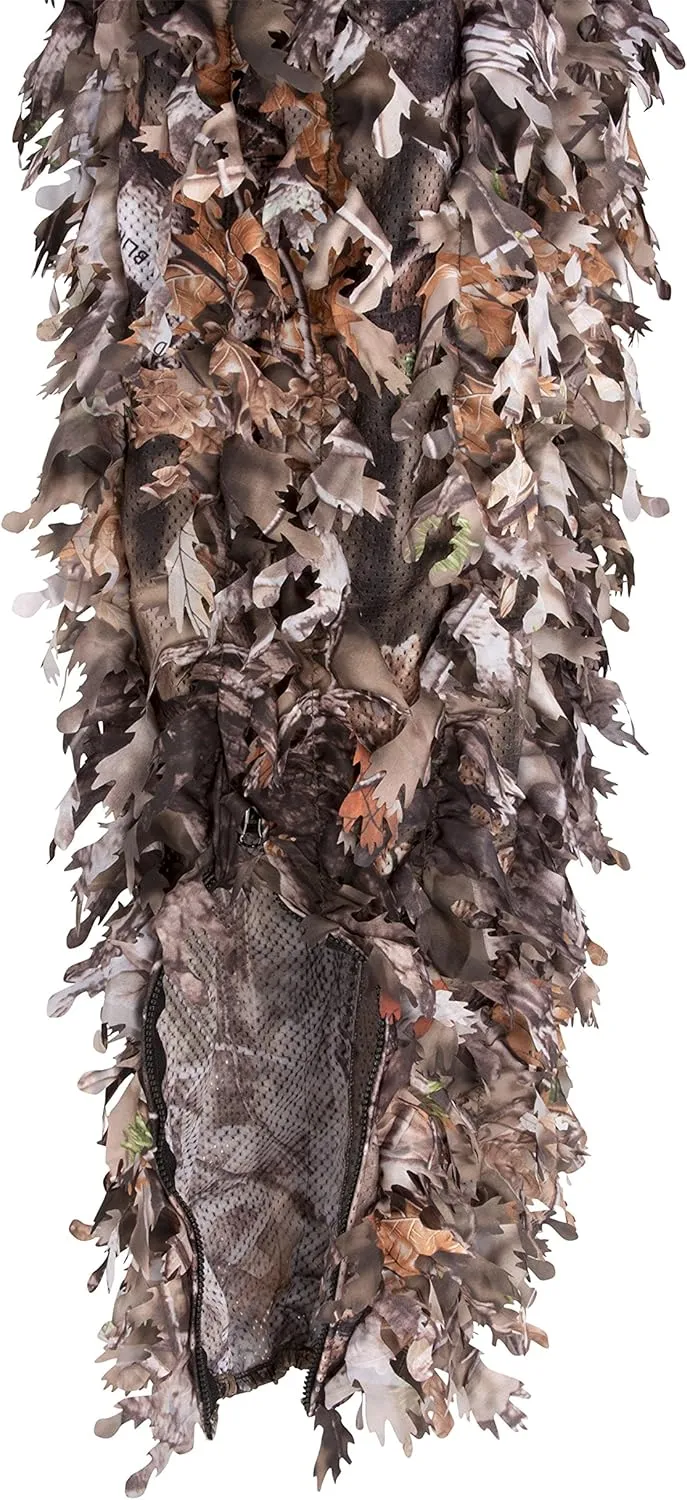 North Mountain Gear Ghillie Suit - Camo Hunting Suit - 3D Leafy Suit - Woodland Camouflage Jacket & Pants - Breathable