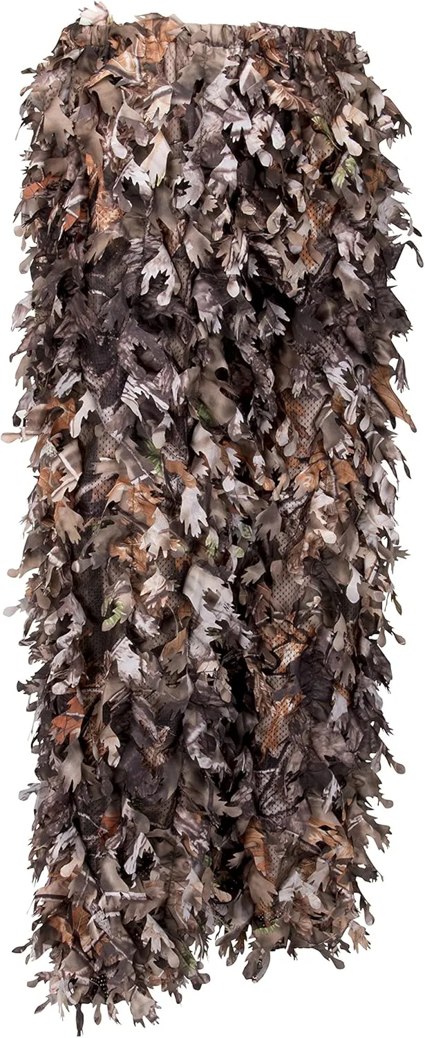 North Mountain Gear Ghillie Suit - Camo Hunting Suit - 3D Leafy Suit - Woodland Camouflage Jacket & Pants - Breathable