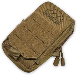 Nylon Possibles Bag - Pack and Store Small Items - Molle/PALS Attachment Straps for Belt or Pack Carry