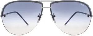 NYS Collection Aviator Sunglasses for Women & Men Medium Fit Thin Metal Frame Gradient Mirror Lenses with 100% UV Protection