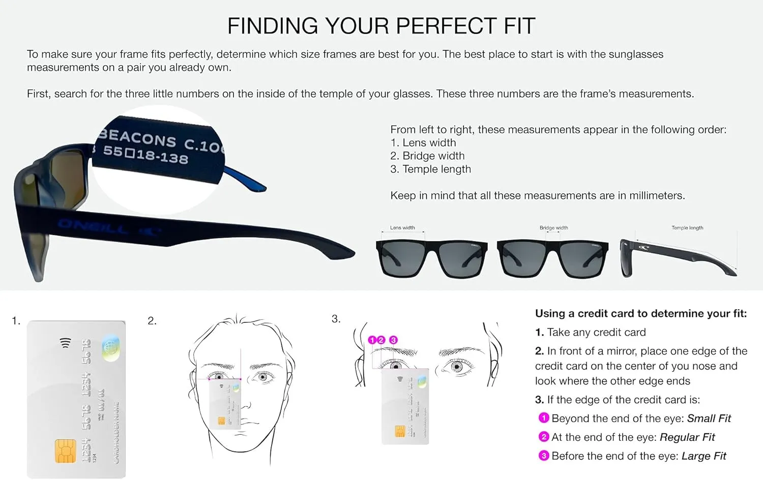 O'NEILL Harlyn 2.0 Large Fit Polarized Sunglasses for Men, 57 mm, UV400 Protection