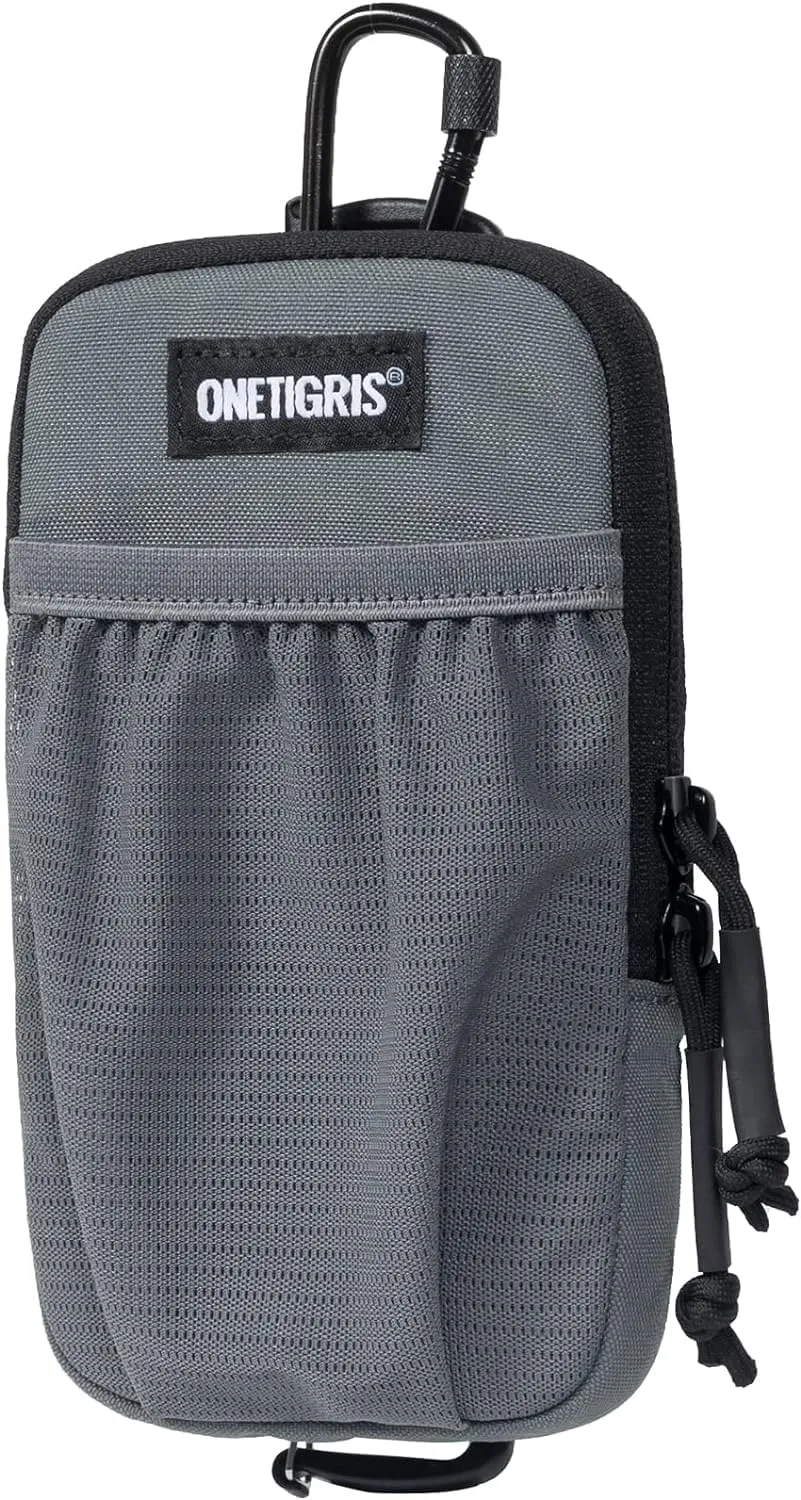 OneTigris Cell Phone Holster - Phone Belt Holder Molle Phone Pouch for Belt with Loop, Holds 4.7"-6.5" Phones in Black