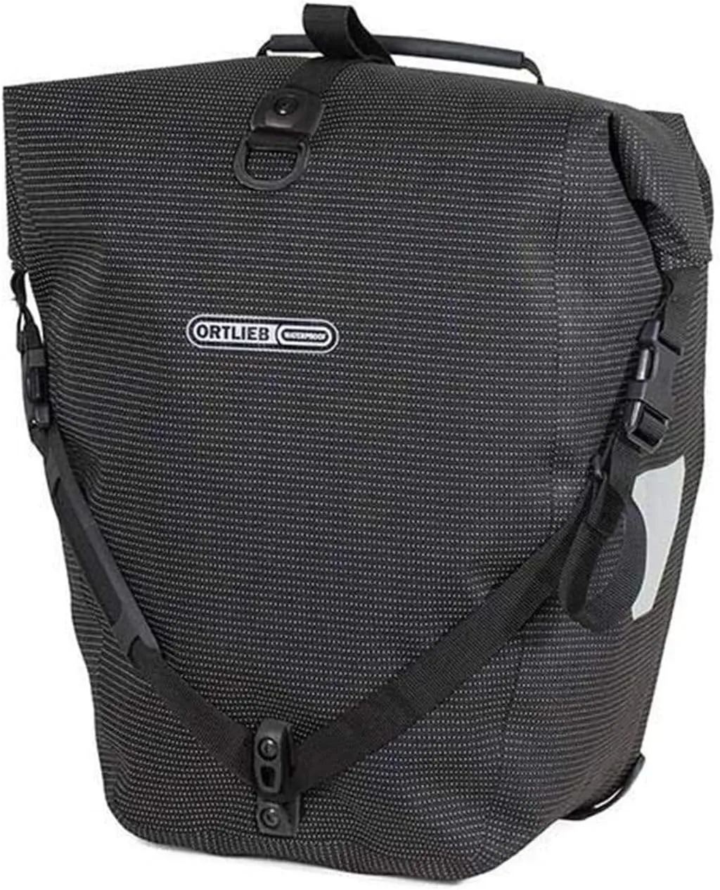 ORTLIEB OR-F5505 Bicycle Side Bag, Rear Bag, Black Reflex