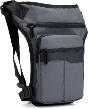 Outdoor Cycling Leg Bag Sports Fanny Pack Fashion Casual Single Shoulder Crossbody Bag Fashion Chest Bag (Gray)