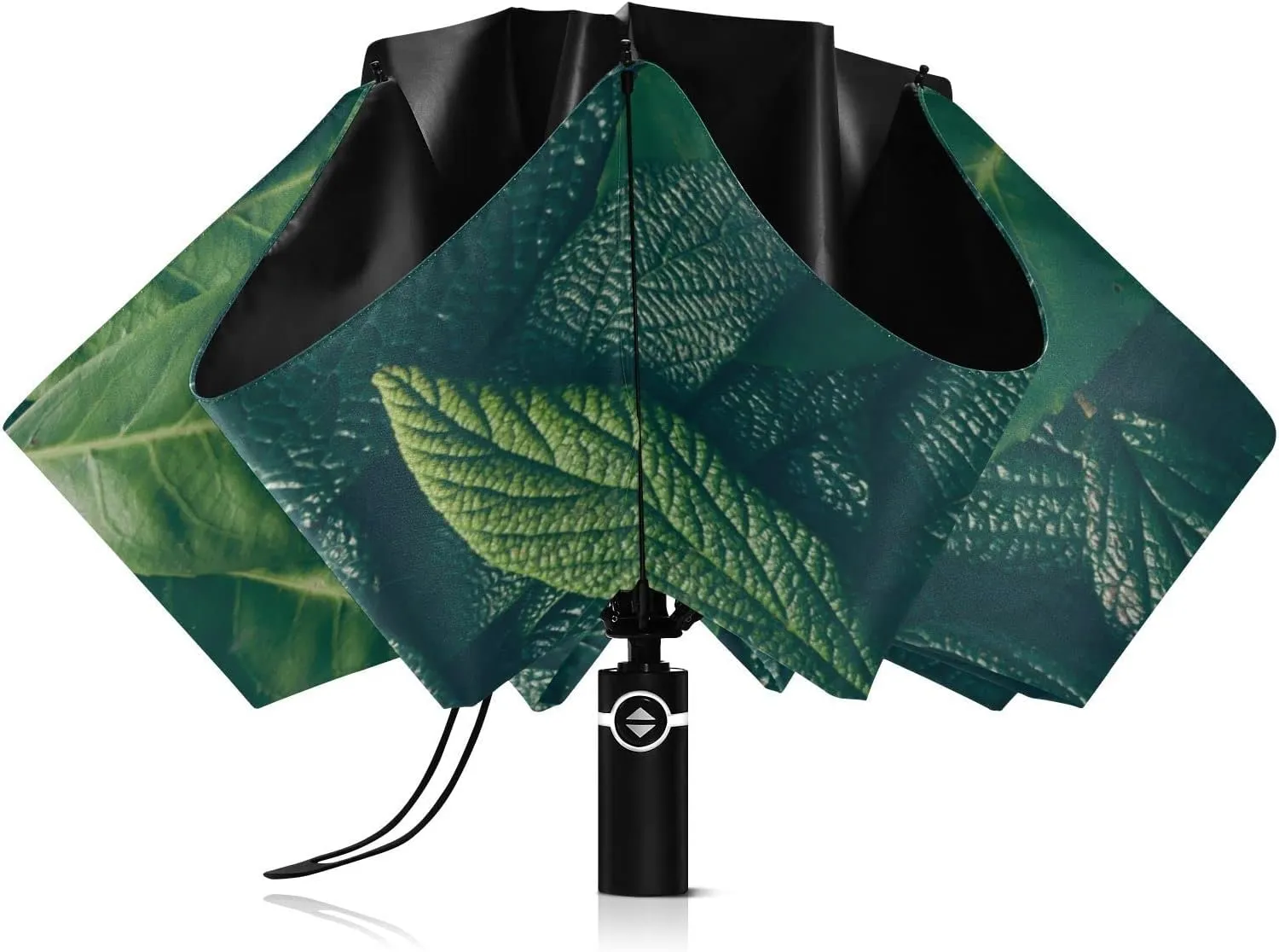 Oyihfvs Automatic Umbrella, Folding Umbrella Reinforced Anti-UV Sun rain Auto Open/Close