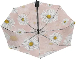 Oyihfvs Automatic Windproof Waterproof Umbrella, Folding Umbrella Reinforced Portable Automatic Compact Anti-UV Sun rain Auto Open/Close