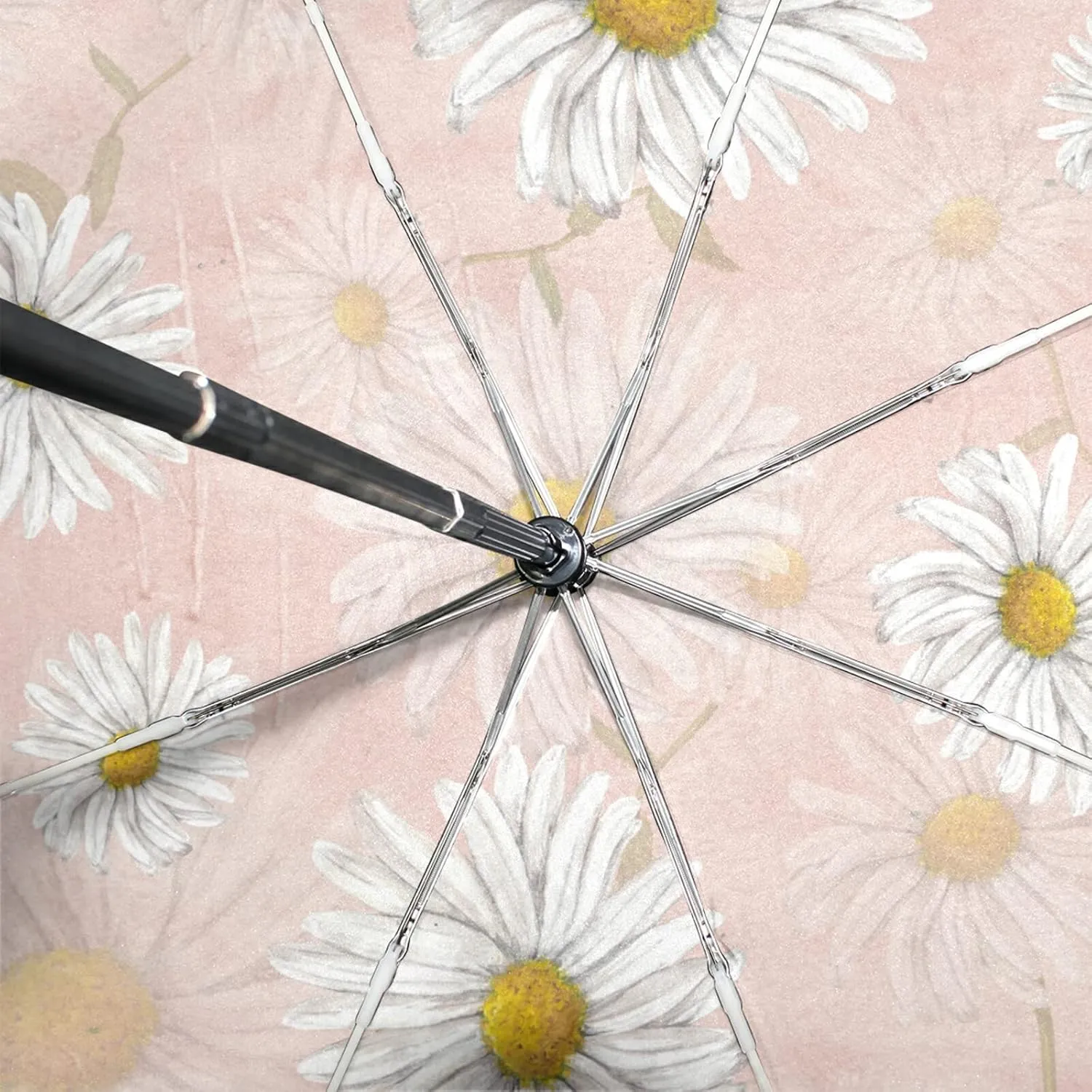 Oyihfvs Automatic Windproof Waterproof Umbrella, Folding Umbrella Reinforced Portable Automatic Compact Anti-UV Sun rain Auto Open/Close