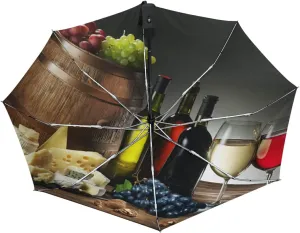 Oyihfvs Automatic Windproof Waterproof Umbrella, Folding Umbrella Reinforced Portable Automatic Compact Anti-UV Sun rain Auto Open/Close