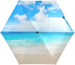 Oyihfvs Parasol Folding Umbrella, Reinforced Windproof Waterproof, Portable Compact Anti-UV Sun Rain Protection for Travel Outdoor