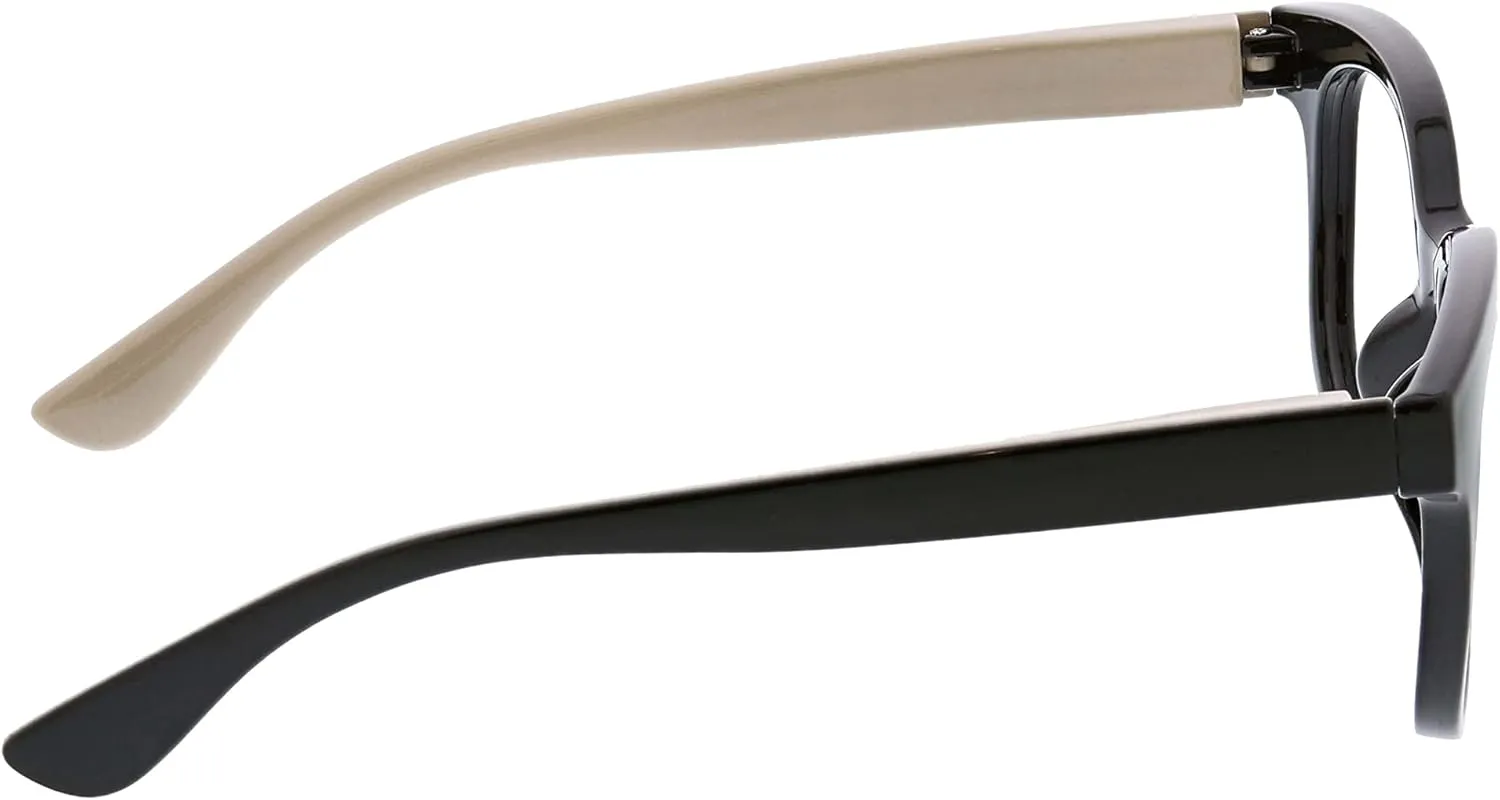 Peepers by PeeperSpecs Women's Grandview Soft Square Blue Light Blocking Reading Glasses