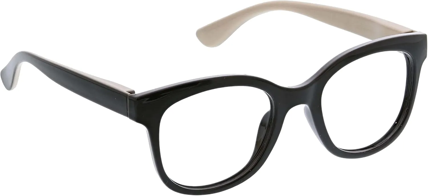 Peepers by PeeperSpecs Women's Grandview Soft Square Blue Light Blocking Reading Glasses