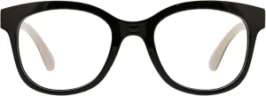 Peepers by PeeperSpecs Women's Grandview Soft Square Blue Light Blocking Reading Glasses