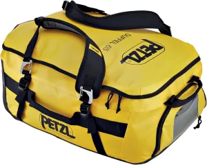 PETZL, DUFFEL 65L, Medium Capacity Transport Bag, Yellow