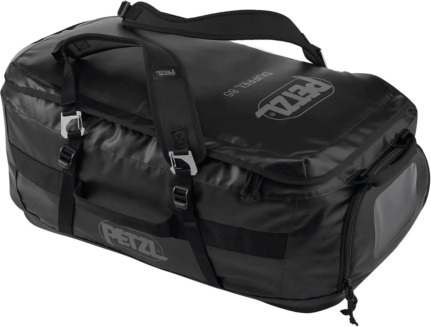 PETZL, Duffel - Backpack Bag for Equipment, 85 L, Black