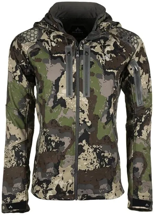 Pnuma Outdoor Waypoint Jacket, Caza Veil Camo, 3 XLT, Waterproof, Windproof, Breathable Outerwear (P102CXXXT)