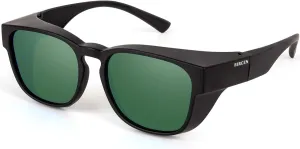Polarized Fit Over Sunglasses: Wrap Around Over Glasses Sunglass for Men Women UV Protection