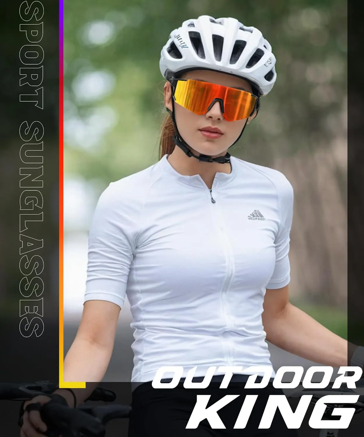 Polarized Sunglasses for Men and Women, Windproof UV400 Protection Sunglasses Designed for Cycling, Fishing