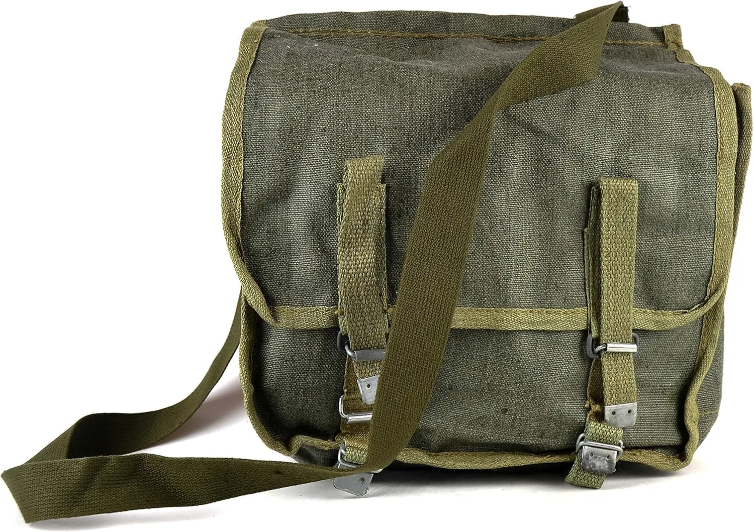 Polish army Original haversack canvas shoulder bag bread bag classic military Messenger daypack OD Olive