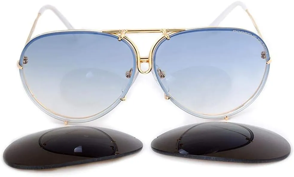 Porsche Design Women's Aviator Rectangular