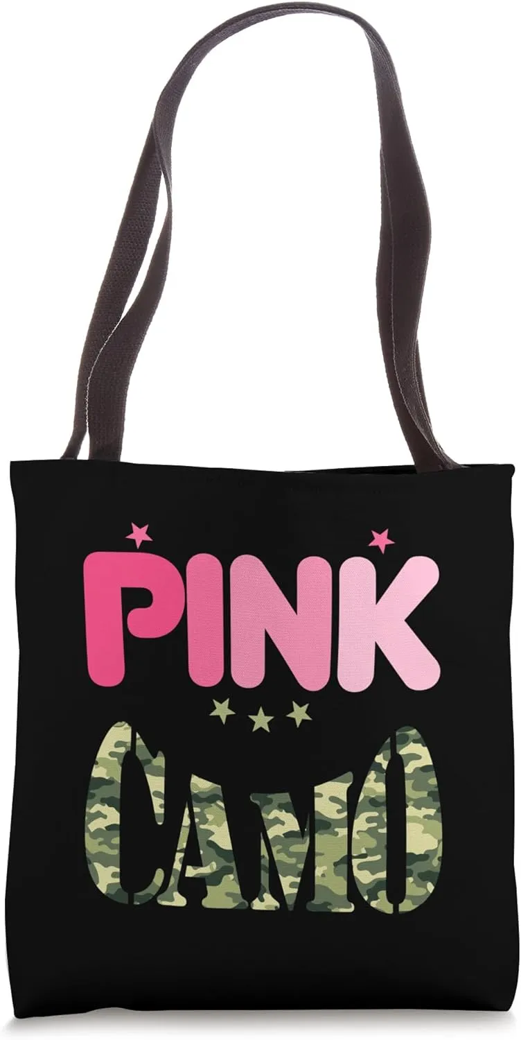 Pretty Pink Dangerous in Camo, Hunting Hobby Tote Bag