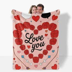 Pure Romance Premium Valentine Collection, Distinguished Gift Celebrating Precious Moments Between Cherished Wife and Husband, Creating Dreams (Colorful,60 * 80in)