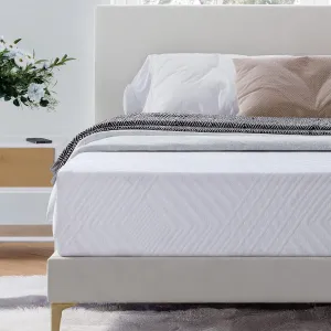 Queen Mattress 10 Inch Green Tea Memory Foam Queen Mattresses in a Box, CertiPUR-US Certified Fiberglass Free, Gel Double Mattress Medium 60"x80"