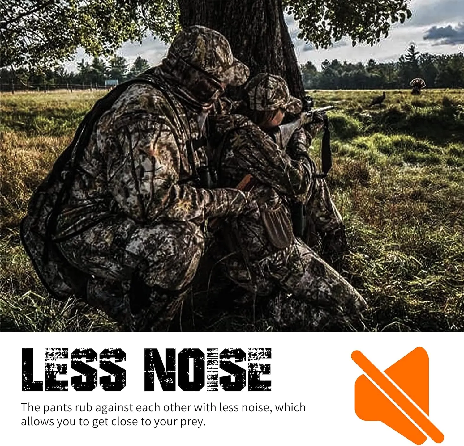 Quiet Hunting Clothes Suit Clothing Gear Camouflage Hoodie Jacket Pants