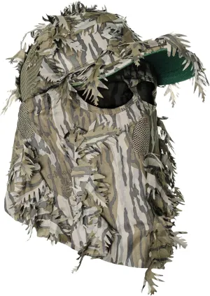 QuikCamo Lightweight 3D Leafy Camo Face Mask & Hat for Hunting, OSFM Adjustable Camouflage Hat, Mossy Oak & Realtree