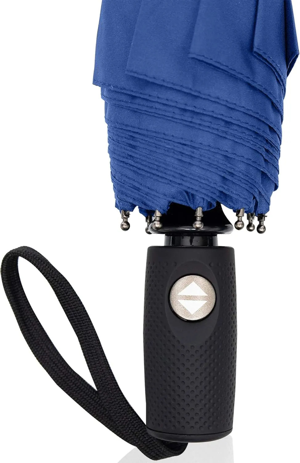 RainPlus Windproof Travel Umbrella - Compact, Automatic, Folding and Portable - Umbrellas For Rain for Men and Women - Car, Backpack, Purse, Strong & Wind Resistant
