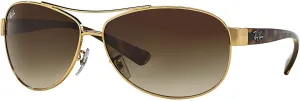 Ray-Ban Sunglasses - RB3386 / Frame: Gold Lens: Brown Gradient (63mm)