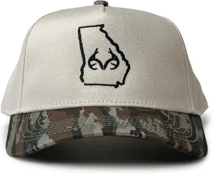 Realtree Lost Hat Hunting Cap | Adjustable & Lightweight Outdoor Camo Hat for Men & Women | Vintage Design | Limited Edition