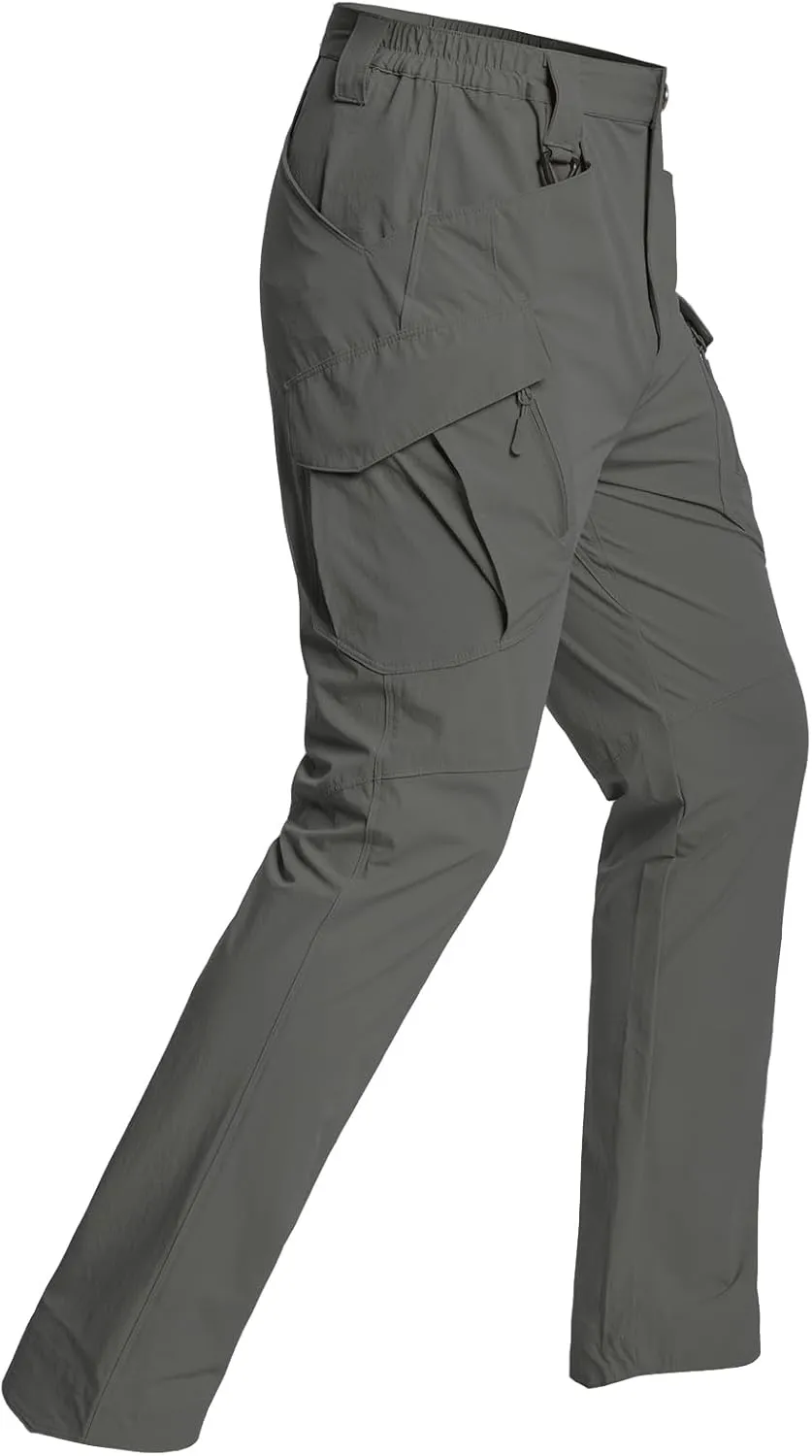 ReFire Gear Men's Quick Dry Tactical Pants Summer Lightweight Outdoor Hiking Cargo Trousers