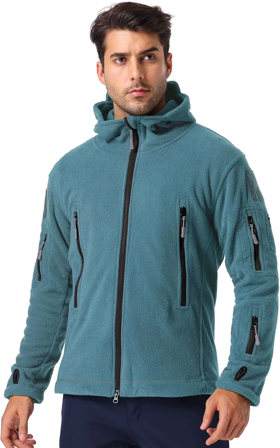 ReFire Gear Men's Warm Military Tactical Sport Fleece Hoodie Jacket