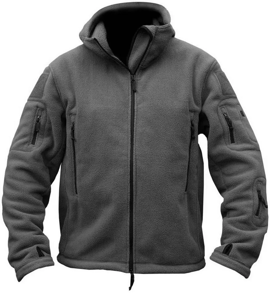 ReFire Gear Men's Warm Military Tactical Sport Fleece Hoodie Jacket