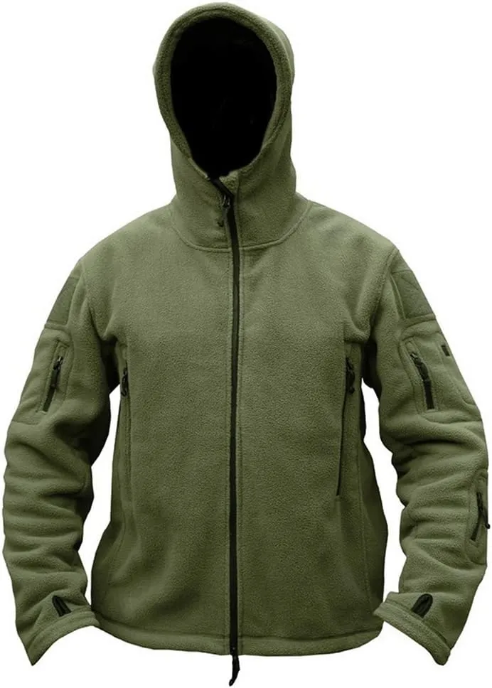 ReFire Gear Men's Warm Military Tactical Sport Fleece Hoodie Jacket