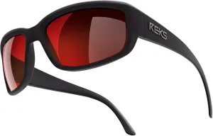 REKS Polarized Wrap around Sunglasses - Unbreakable frame