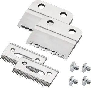 Replacement Clipper Blades Compatible with Wahl 5 Star Series Balding Clippe Model#08110r - for Professional Barbers and Stylists （2pack）