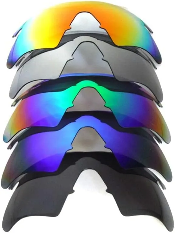 Replacement Lenses For Oakley M Frame Heater Black&Blue&Green&Gray&Red 5Pair