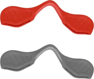 Replacement Nosepieces Nose Pads for Oakley Radar Path | RadarLock Path | Radar EV Path Series Sunglass - Gray   Red