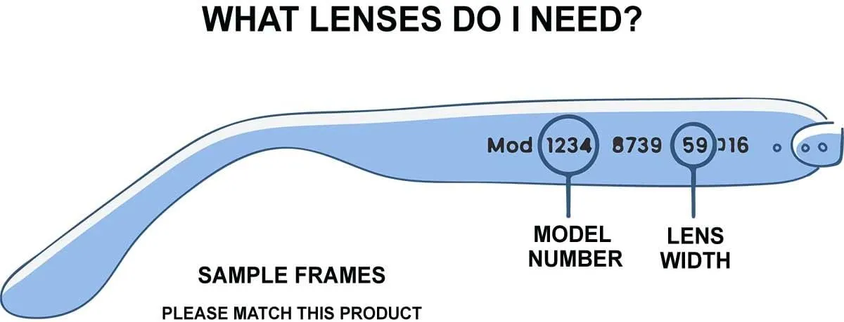 Replacement Sunglass Lenses Compatible for Ermenegildo Zegna SZ 351
