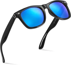 Retro Rewind Translucent Frame Colorful Neon 80s Mirrored Sunglasses for Men Women