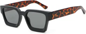 Retro Square Frame Sunglasses Thick Cp Acetate Temple Polarized Sun Glasses Uv400 Unisex Sun Shades